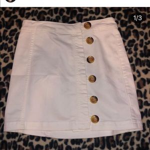 Free People New skirt sz 0 never worn white cream